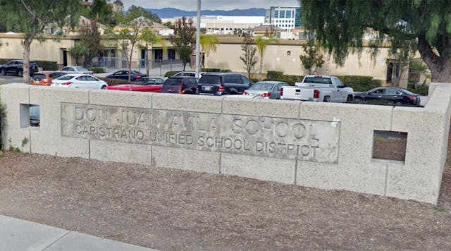 The campus of Don Juan Avila middle and elementary schools in Aliso Viejo.