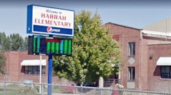 The 82-year-old Harrah Elementary will be replaced with a newly constructed campus.