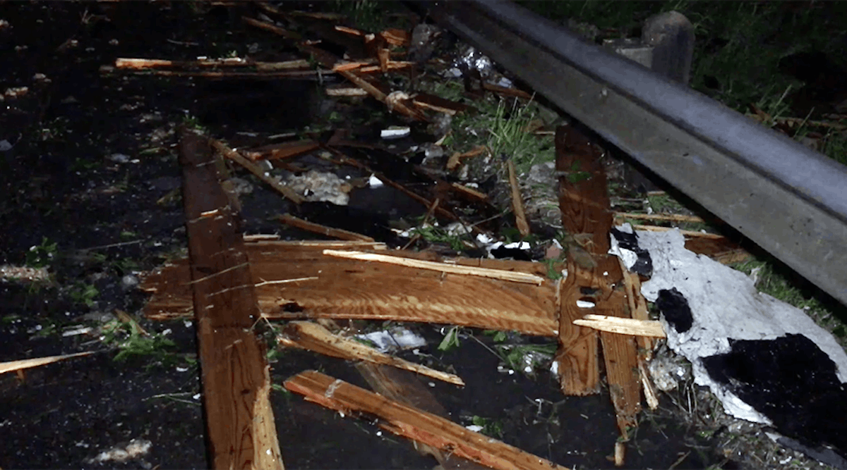 A tornado left damage at Louisiana Tech and throughout Ruston, La.