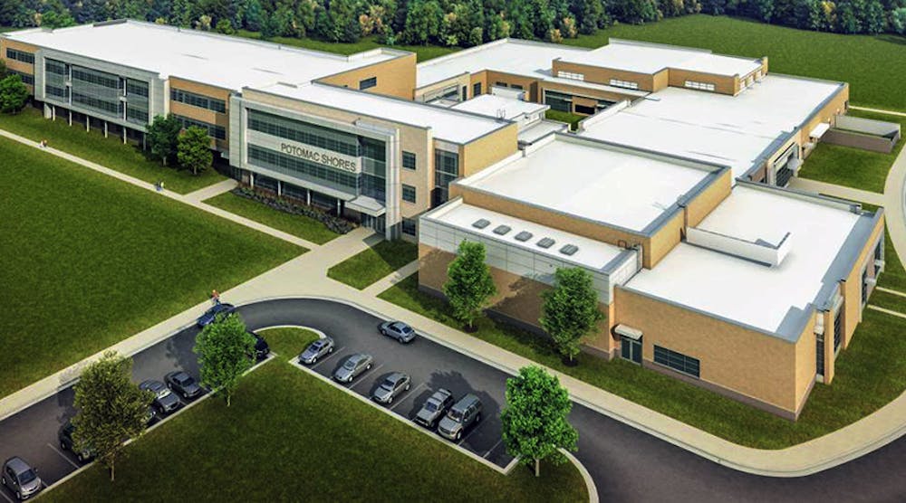 The Prince William County district has begun construction of a middle school in Dumfries, Va.