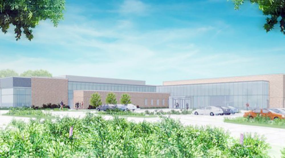 Rendering of new dance school facility to be built at the University of Michigan.