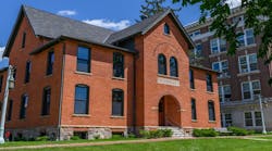 Originally called Entomology on Laboratory Row, the restored 1889 building is now Cook-Seevers Hall.