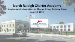 North Raleigh Charter Academy is scheduled to open in 2020.