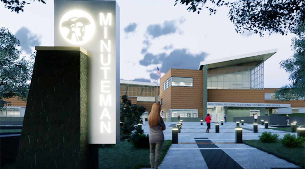 The new Minuteman High is set to open next month in Lexington, Mass.