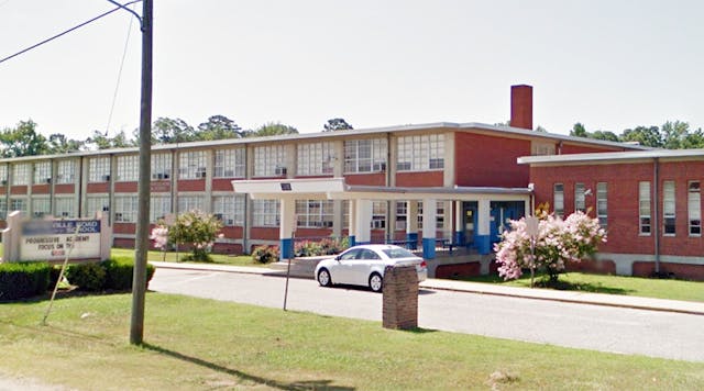 A fire last year forced Booker T. Washington Magnet High to relocate to a temporary campus at the former Hayneville Road Elementary.