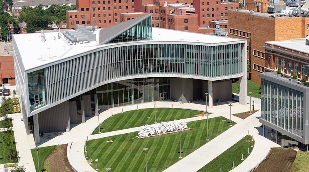 The new Health Sciences Building at the University of Cincinnati.