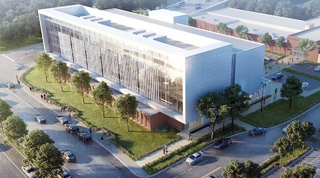 Rendering of plans for a health sciences facility in Spokane that will shared by the University of Washington and Gonzaga University.