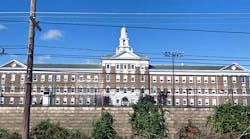 The former Archbishop Prendergast High School in Drexel Hill, Pa.
