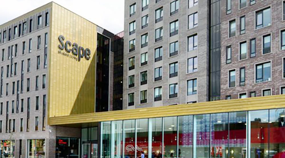 Scape Mile End is one of several Scape student housing sites in London.