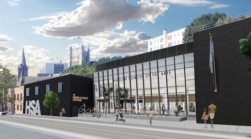 A rendering of the renovation plans for Harlem Center of the Arts
