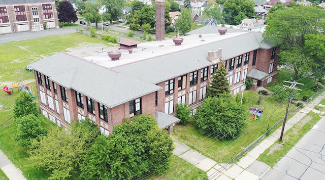 The former Anna M. Joyce Elementary is the new home for Detroit Prep Academy.