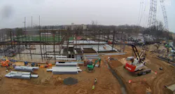 George Mason High School in Falls Church, Va., is under construction.