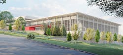 A rendering of the planned hockey arena at Sacred Heart University in Fairfield, Conn. A rendering of the planned hockey arena at Sacred Heart University in Fairfield, Conn.