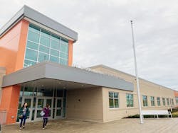 Bay Brook Elementary/Middle School is one of 3 campuses that opened Monday. Bay Brook Elementary/Middle School is one of 3 campuses that opened Monday.