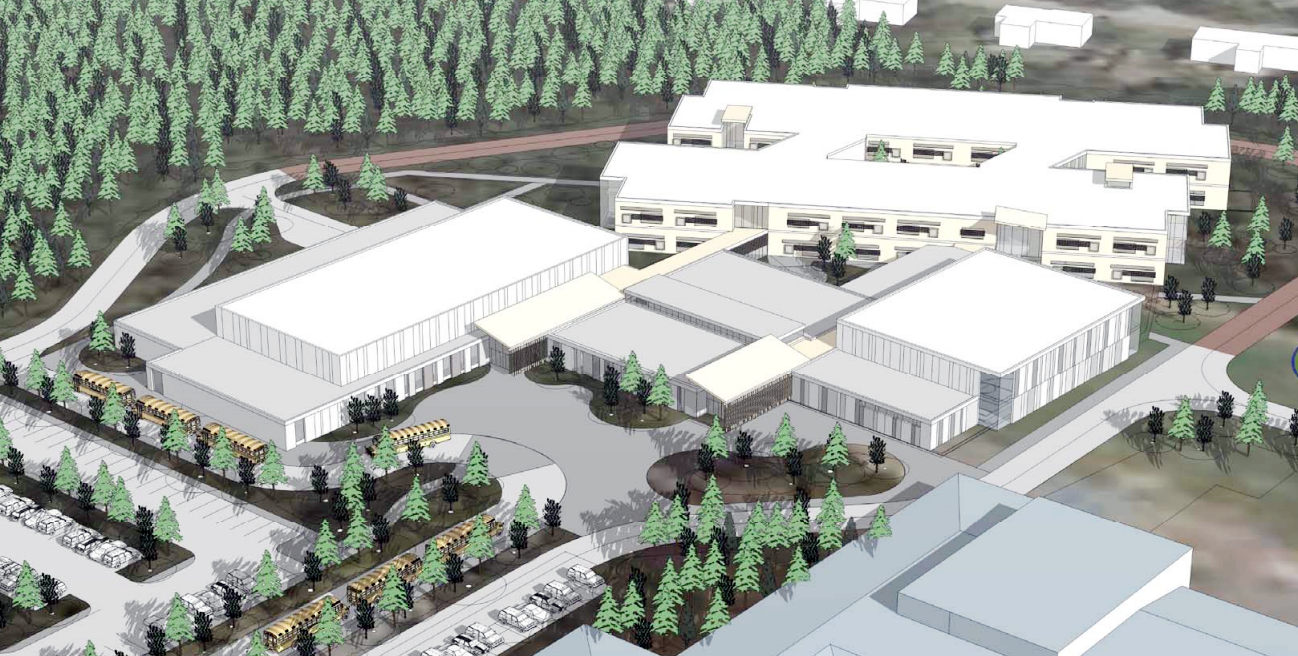 A new middle school is planned for South Yarmouth, Mass.