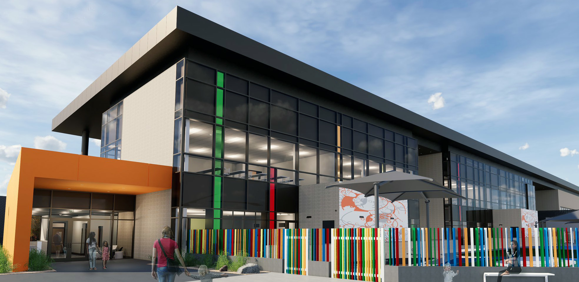 Rendering of the Glenn and Ande Christensen School of Education Building at Nevada State College