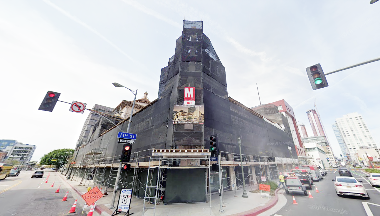 The historic Herald Examiner building in downtown Los Angeles is being renovated by Arizona State Universioty