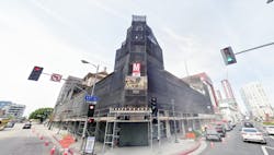 The historic Herald Examiner building in downtown Los Angeles is being renovated by Arizona State Universioty The historic Herald Examiner building in downtown Los Angeles is being renovated by Arizona State Universioty