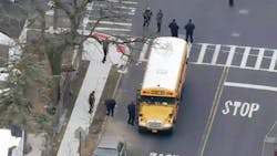 A 10-year-old girl was fatally struck by a school bus in Brooklyn. A 10-year-old girl was fatally struck by a school bus in Brooklyn.
