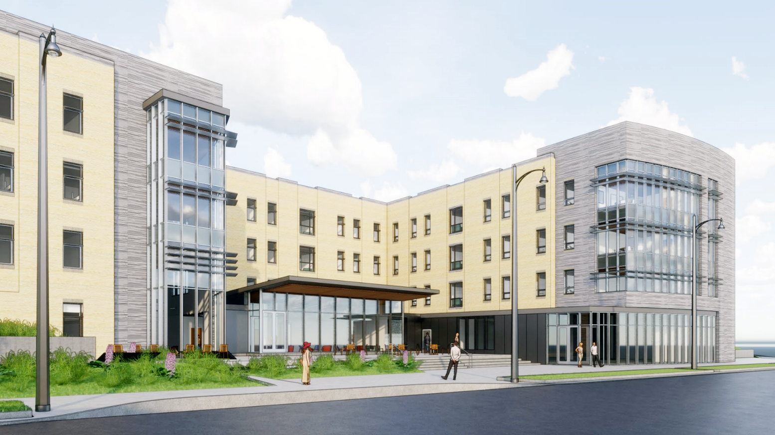 Rendering of residence hall planned for Carnegie Mellon University