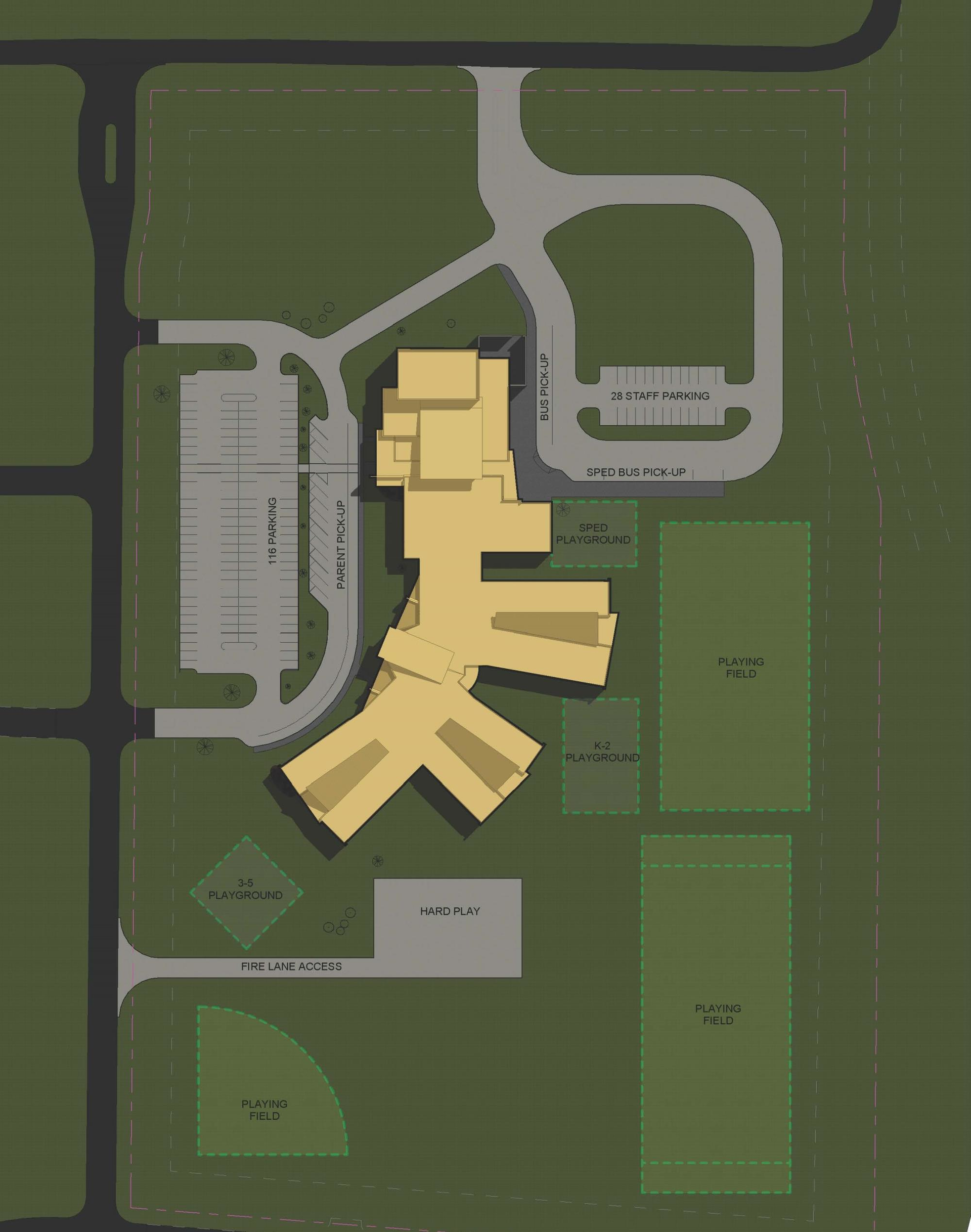 Oliver Brown Elementary is scheduled to open in August 2021.