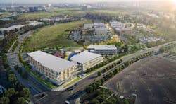 Rendering of health sciences complex that is being built at UC Irvine. Rendering of health sciences complex that is being built at UC Irvine.