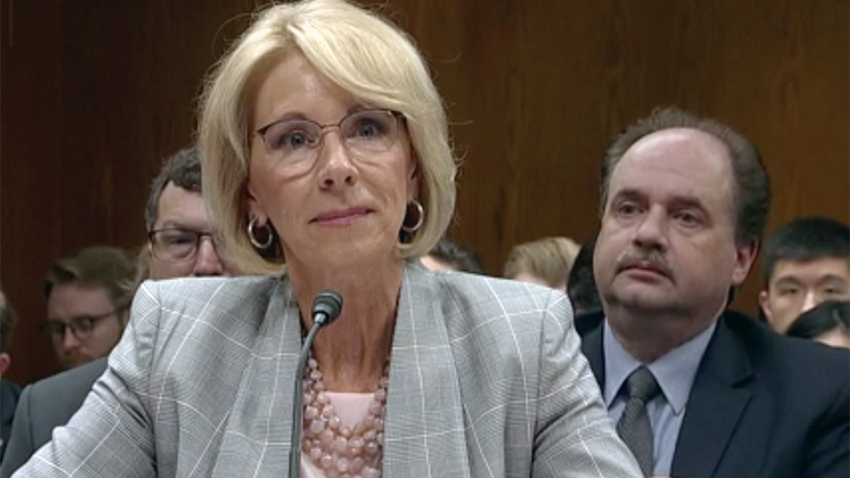 Education Secretary Betsy DeVos