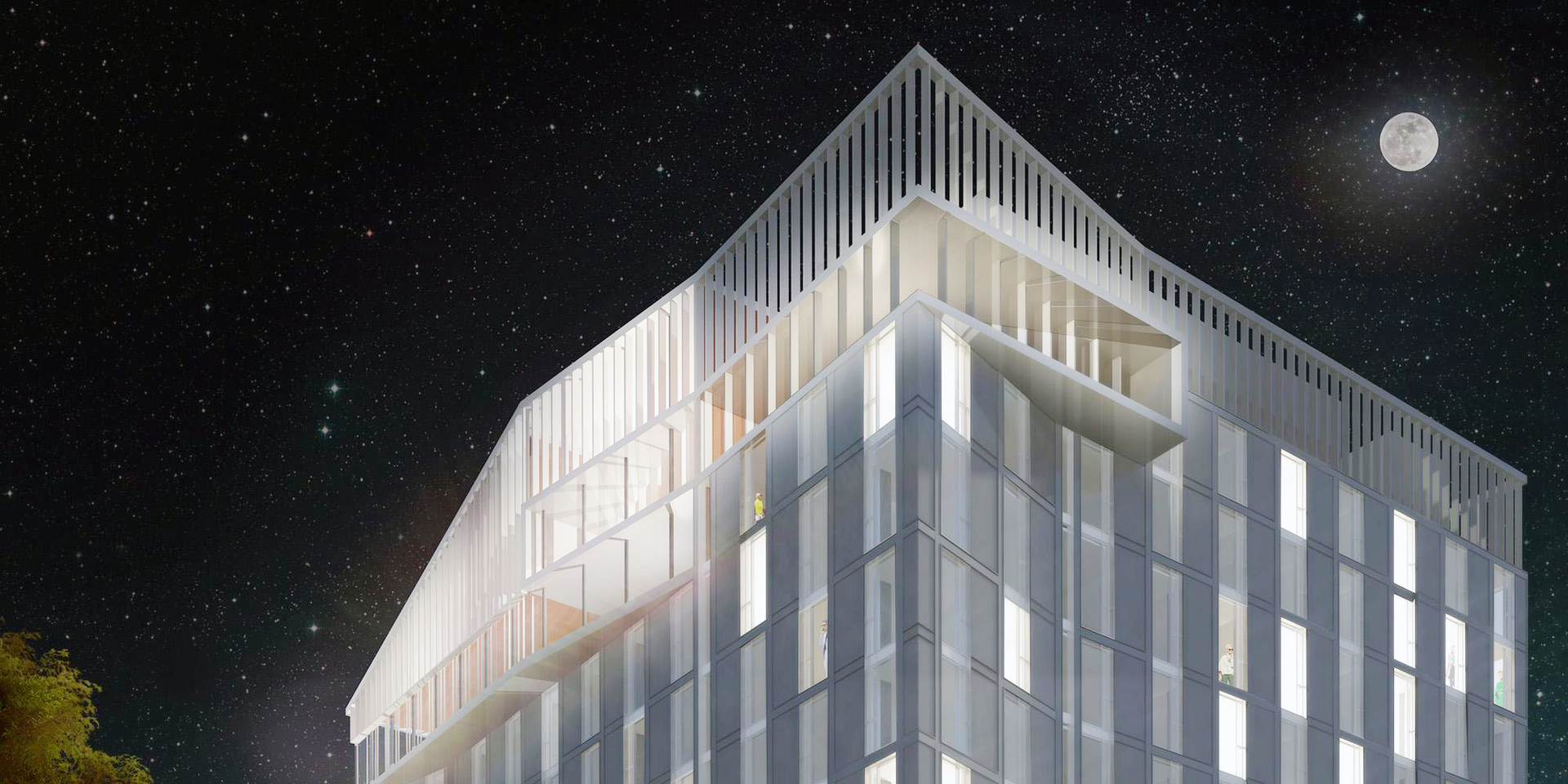 Rendering of the San Francisco Conservatory of Music's Bowes Center for Performing Arts.