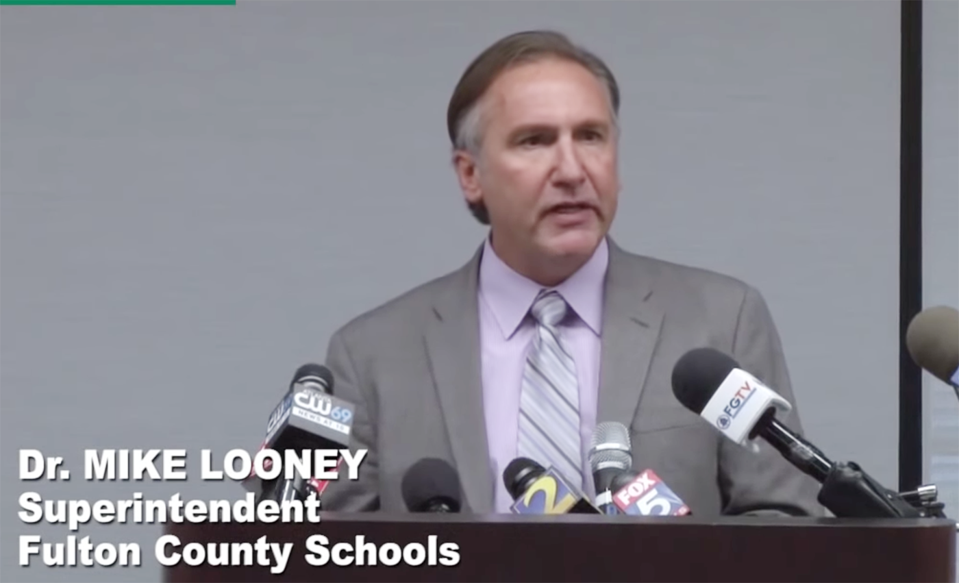Fulton County School Superintendent Mike Looney