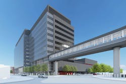 Rendering of neuroscience research facility under construction at Washington University in St. Louis Rendering of neuroscience research facility under construction at Washington University in St. Louis