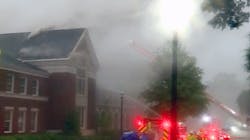 A fire has damaged the Moody Music Building at the University of Alabama. A fire has damaged the Moody Music Building at the University of Alabama.