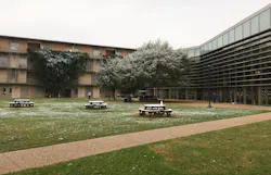 Wiess Hall at Rice University will be used as temporary living space for medical workers.