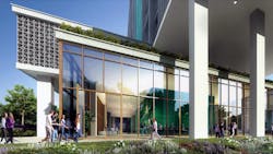 Conceptual rendering of $110 million graduate housing development at University of Hawai'i at Manoa Conceptual rendering of $110 million graduate housing development at University of Hawai'i at Manoa