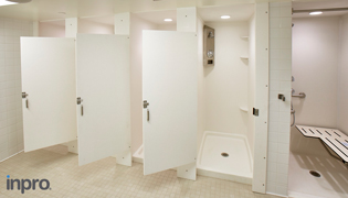 BioPrism® Solid Surface Antimicrobial Shower System | American School ...