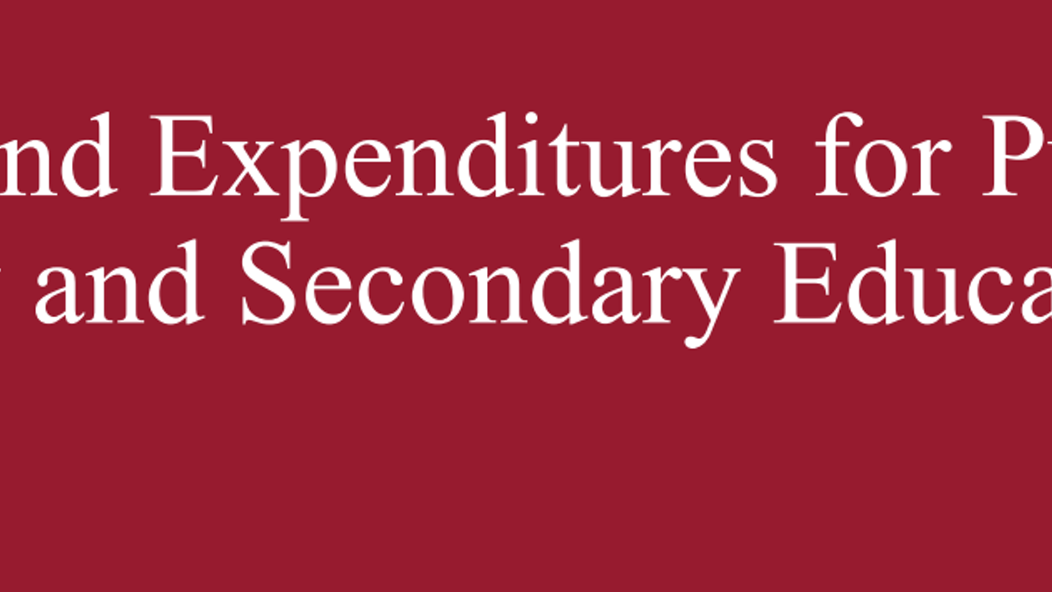 NCES per pupil