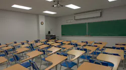 empty classroom