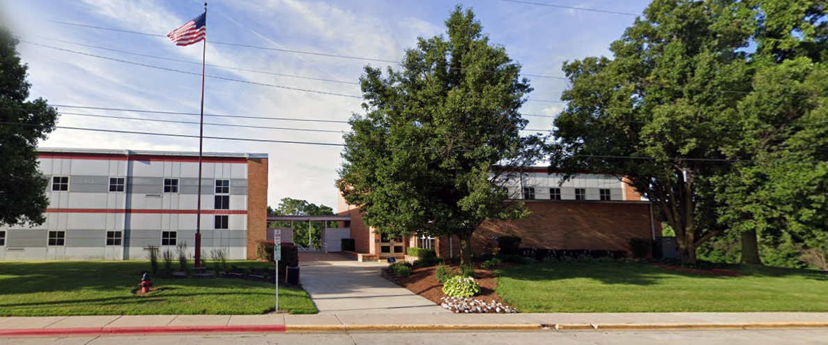 Pictured is Grant Middle School in Springfield, Ill.