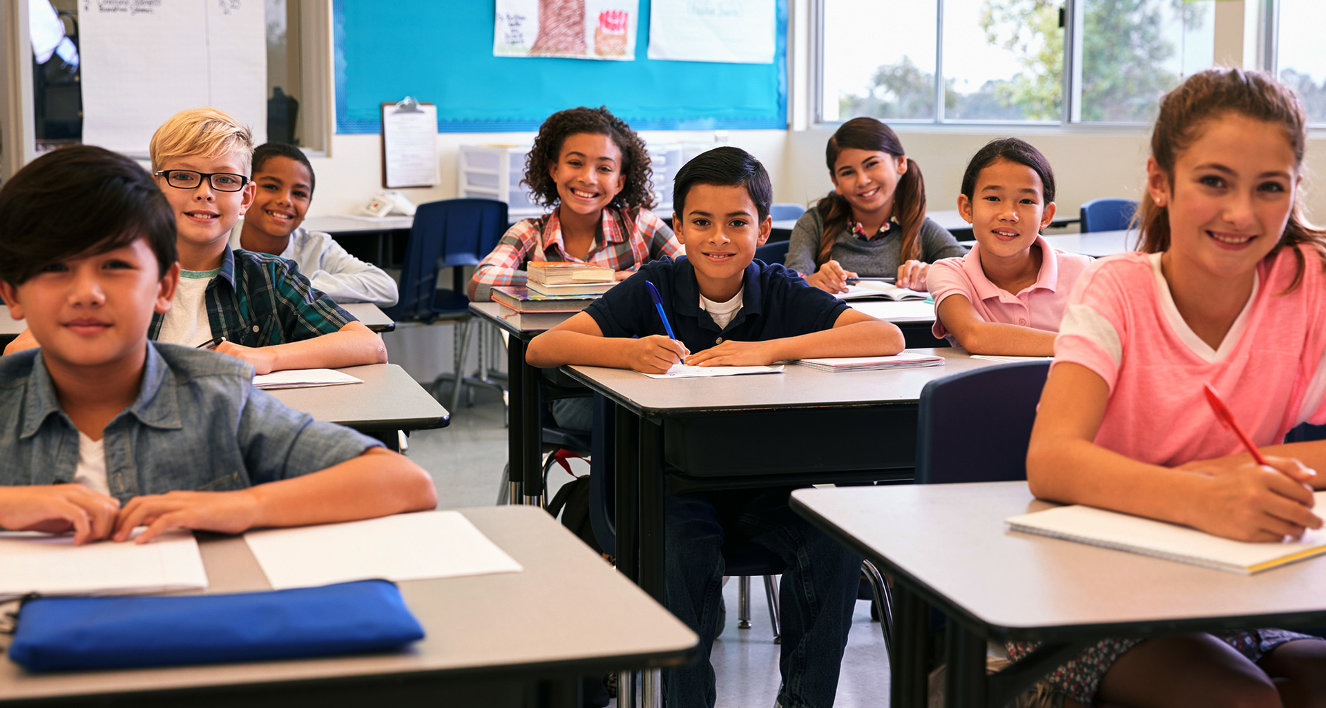 students in classroom