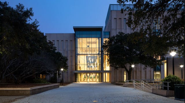 The University of South Carolina converted a law school facility into a science and technology building.
