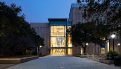 The University of South Carolina converted a law school facility into a science and technology building. The University of South Carolina converted a law school facility into a science and technology building.