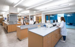 A high-tech chemistry lab in a University of South Carolina building that used to be a law school facility. A high-tech chemistry lab in a University of South Carolina building that used to be a law school facility.