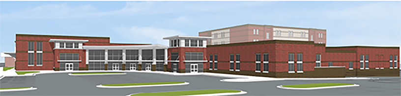 Central Gwinnett High School School of the Art rendering