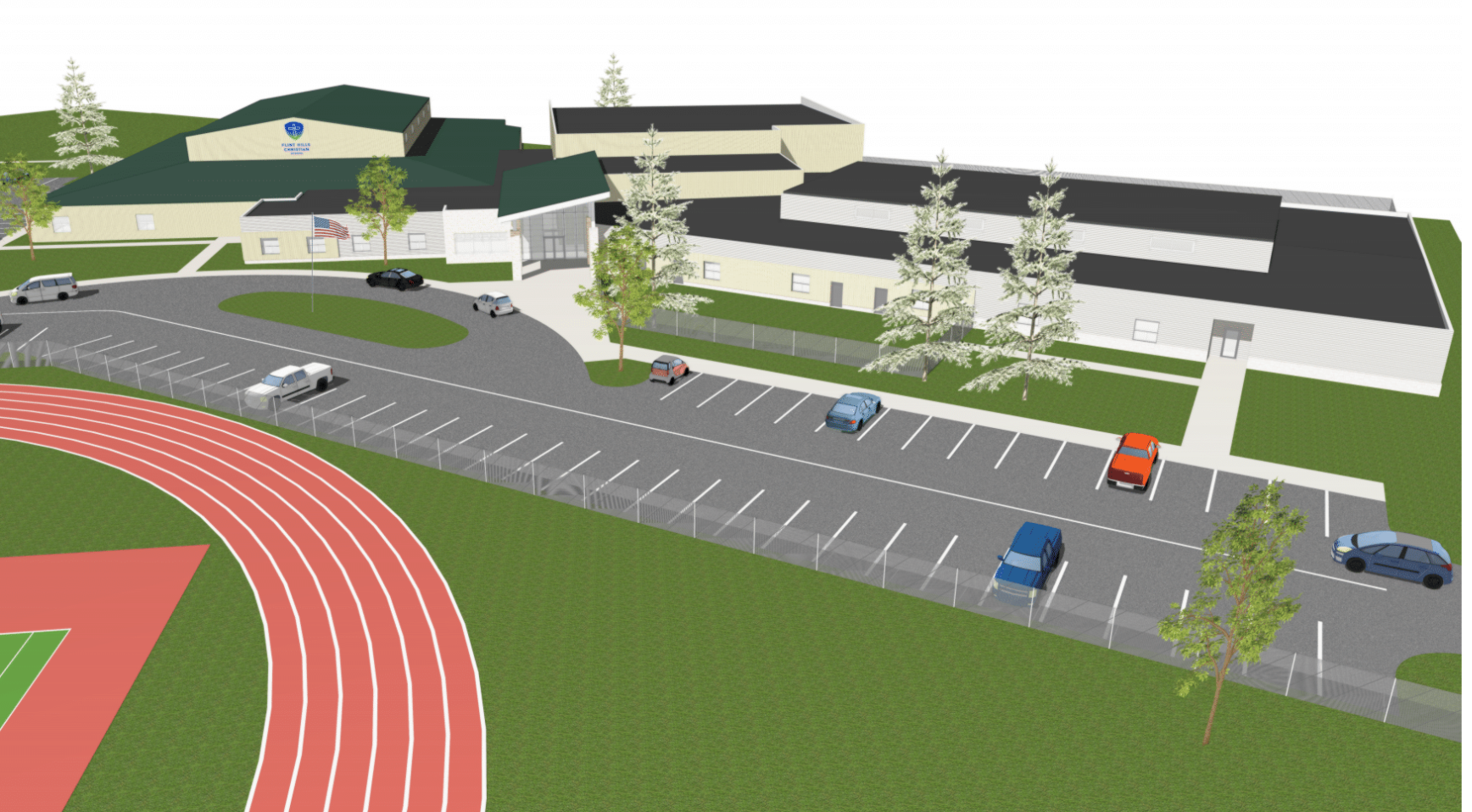 Flint Hills Christian School rendering
