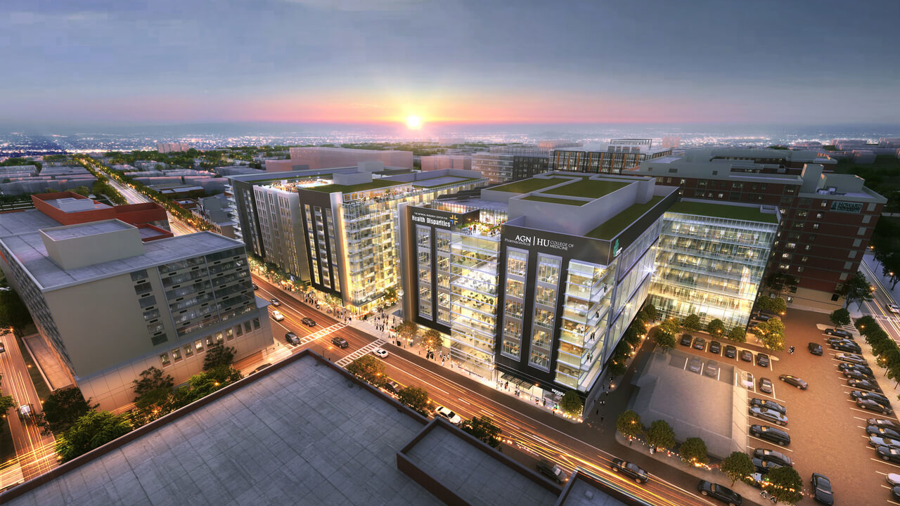 Rendering of the National Research Center for Health Disparities