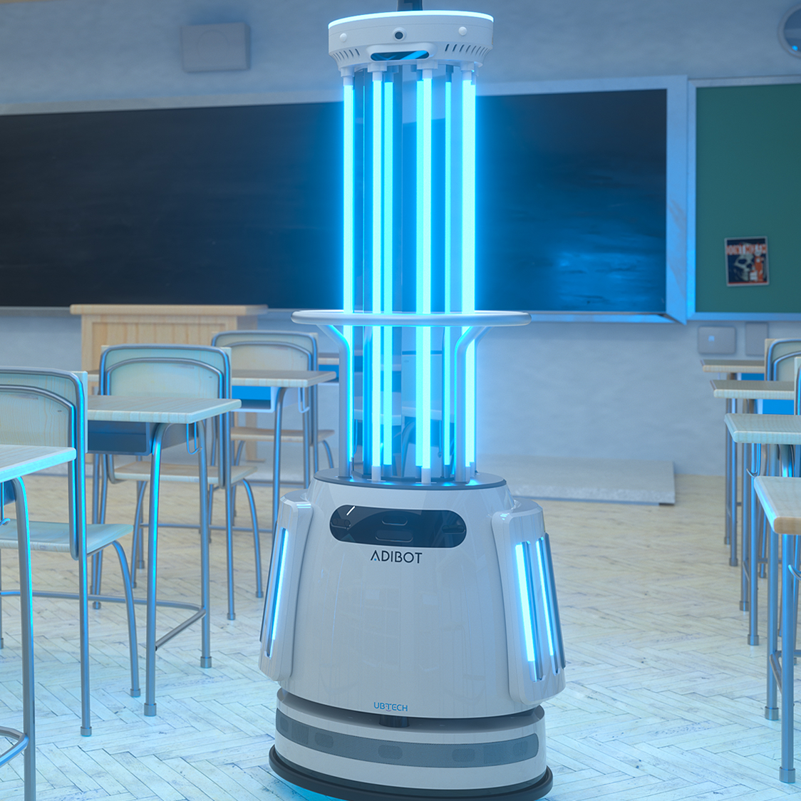 ADIBOT disinfecting system