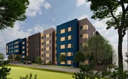 Rendering of 800 Block apartments Rendering of 800 Block apartments