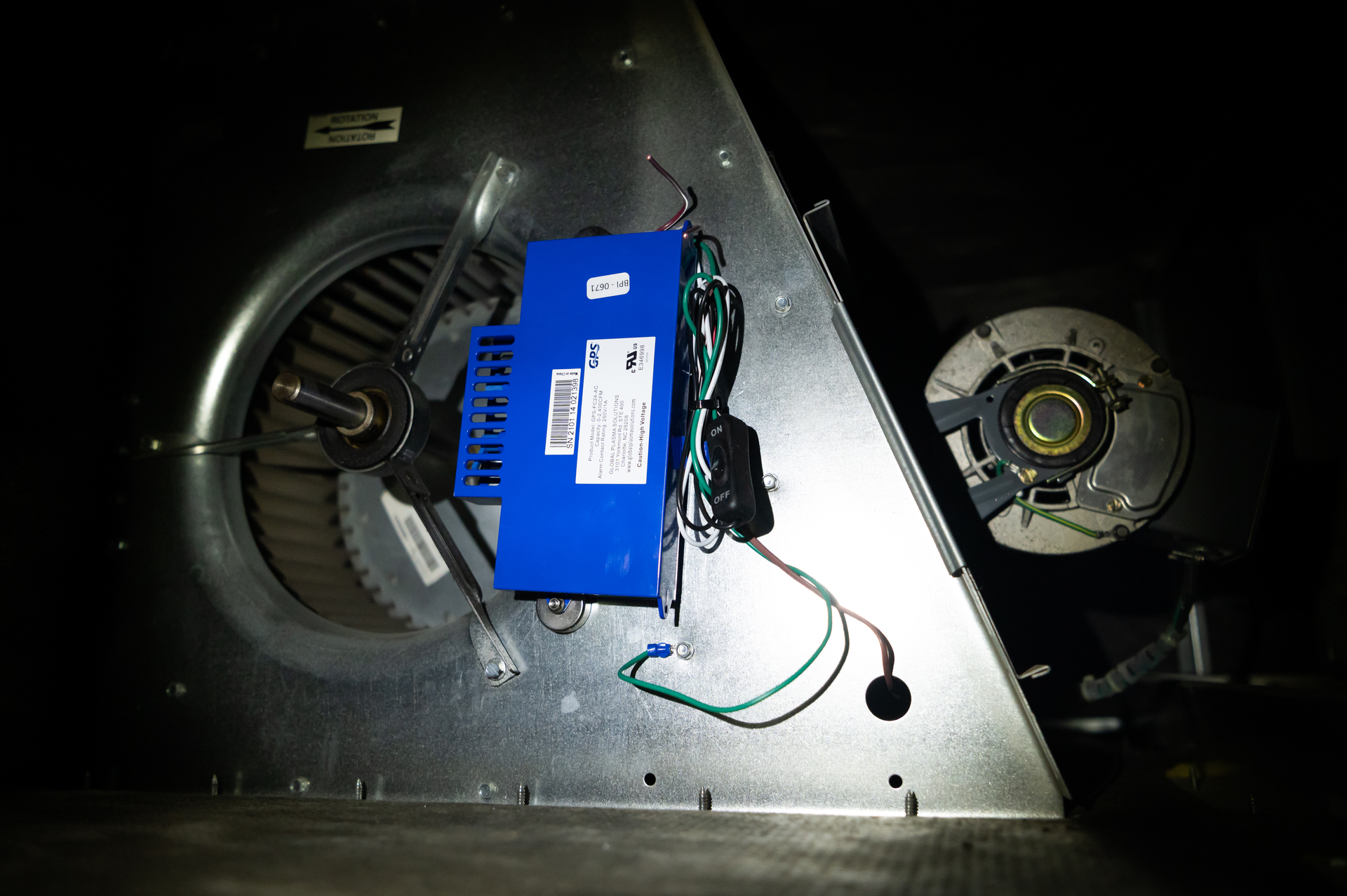 One Of The Air Scrubbers Being Installed At A Dysart Unified School Building