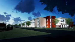 Beman Middle School rendering Beman Middle School rendering