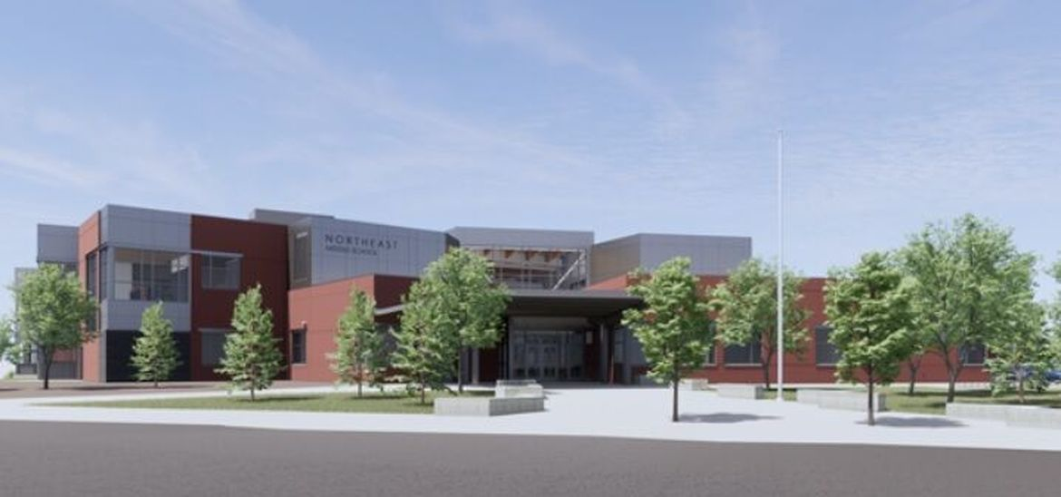 Rendering of the Denny Yasuhara Middle School