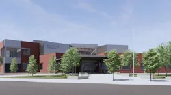 Rendering of the Denny Yasuhara Middle School
